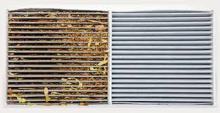 Dirty cabin air filter